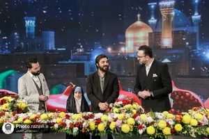 ضبط برنامه تلویزیونی شب یلدا در حرم مطهر رضوی