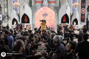 عزاداری هیأت&zwnj;های مذهبی استان سیستان و بلوچستان در حسینیه حرم