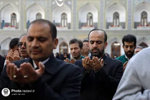 اقامه نماز عید سعید فطر در حرم مطهر رضوی