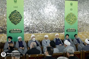 آیین اعطای احکام خدمه حرم مطهر رضوی