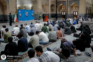 تشرف نخبگان و المپیادی کشور به حرم مطهر رضوی
