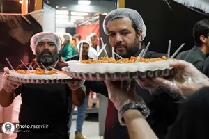 موکب پذیرایی از زائرین حسینی بارگاه منور رضوی