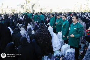 اقامه نماز عید سعید فطر در حرم مطهر رضوی - 2