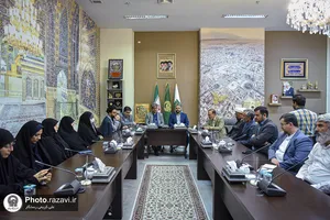 بازدید مدیران مدارس امام رضا علیه&zwnj;السلام از رواق خدمت حرم مطهر رضوی