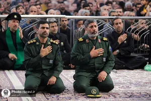 وداع با شهدای گمنام در شب شهادت حضرت فاطمه سلام الله علیها
