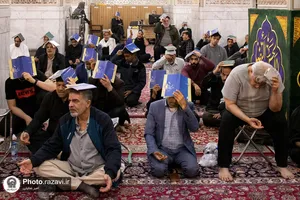 احیا شب نوزدهم ماه مبارک رمضان ویژه زائران عرب زبان در حرم مطهر رضوی