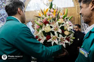 حال و هوای حرم مطهر رضوی در روز میلاد جوادالائمه علیه&zwnj;السلام