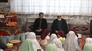 دیدار تولیت استان قدس رضوی با فرزندان خیریه «راه حق رضوی» در شب یلدا