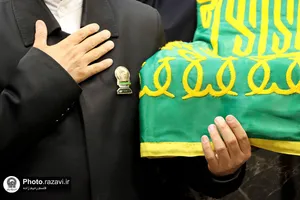 حضور خادمین حرم مطهر رضوی در بیمارستان شهید منصور عارفیان ارومیه