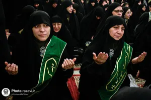جشن خواهران خدمه حرم مطهر رضوی در دهه کرامت
