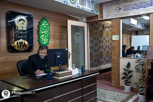 پاسخگویی تلفنی سرپرست مدیریت انتظامات و تشریفات حرم مطهر رضوی به مخاطبان سامانه ۱۳۸ 