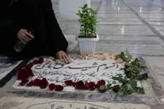 مراسم غبارروبی قبور مطهر شهدای مدفون در حرم رضوی برگزار شد