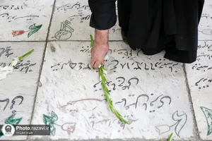 حضور تولیت آستان قدس رضوی در گلزار شهدای خواجه&zwnj;ربیع