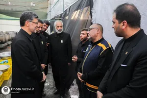 بازدید مدیر عالی حرم از مواکب اطراف حرم