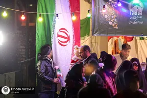 جشن پیروزی انقلاب اسلامی در ایستگاه انقلاب دانش&zwnj;آموزان مدارس امام رضا(علیه&zwnj;السلام)