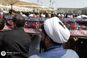 تشییع پیکر والده مکرمه آیت الله صدر حسینی