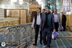 سفره باشکوه کریم اهل بیت علیهم&zwnj;السلام در حرم مطهر رضوی