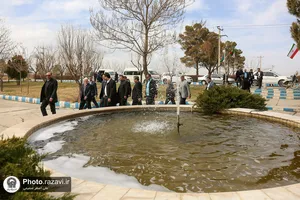 بازدید وزیر منابع آب عراق از مزرعه نمونه آستان قدس رضوی