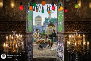 حضور قائم مقام تولیت آستان قدس رضوی در برنامه تلویزیونی مخاطب خاص