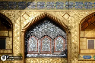 عکس با کیفیت : ایوان طلا صحن آزادی حرم مطهر رضوی