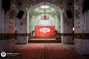 سیاه&zwnj;پوشی رواق دارالهدایه حرم مطهر رضوی