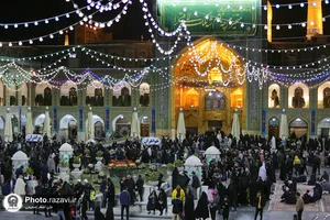 جشن میلاد امیرالمومنین در حرم مطهر رضوی
