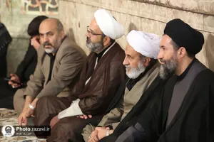 اجتماع عزاداران آذری زبان در رواق امام خمینی (ره)