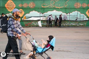 موکب آستان قدس رضوی در مرز مهران