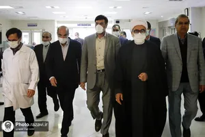 بازدید تولیت آستان قدس رضوی از بیمارستان منتصریه