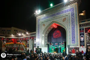 مراسم عزاداری ناشنوایان در حرم مطهر رضوی