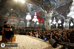 حال و هوای حرم مطهر رضوی در شب شهادت موسی بن جعفر علیه السلام