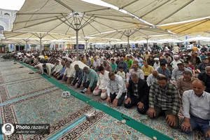 سایه بر سر زائران امام مهربانی