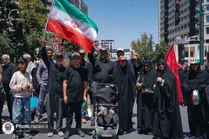 تشییع پیکر رهبر شهید انقلاب در مشهد مقدس-3