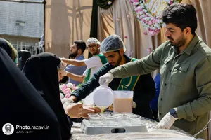 موکب موسسه جوانان آستان قدس رضوی در روز میلاد پیامبر اکرم