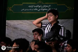 اعتکاف رمضانیه نوجوانان در حرم مطهر رضوی