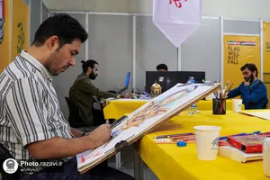 رويداد هنري &laquo;پرچم بر زمين نمي&zwnj;افتد&raquo;-2