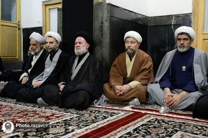 عزاداری روز شهادت امام صادق علیه&zwnj;السلام در حرم مطهر رضوی