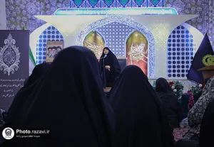 عزاداری بانوان اردوزبان در حرم مطهر رضوی
