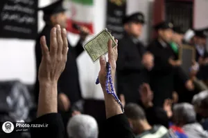 حضور خدام حرم مطهر رضوی در کمپ ماده 16 آقایان
