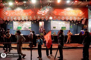 موکب جوانان رضوی در میدان دکتر شریعتی

