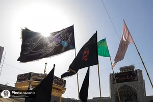 عزاداری عاشورای حسینی در حرم مطهر رضوی