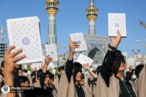 تجمع حافظان قرآن در حمایت از قرآن کریم