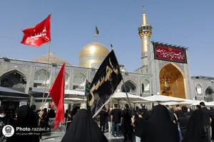 عزاداری عاشورای حسینی در حرم مطهر رضوی