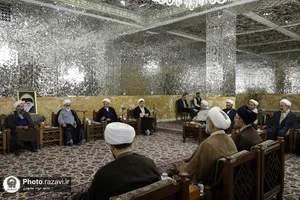 دیدار جمعی از روحانیون با تولیت آستان قدس رضوی