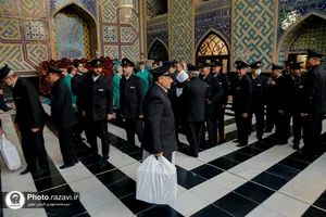 توزیع افطاری سبک در حرم مطهر رضوی-3