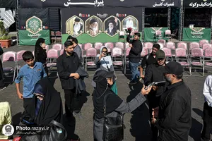بازدید خبرنگاران از مواکب آستان قدس رضوی