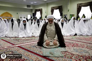 حضور تولیت آستان قدس رضوی در جمع دانش آموزان دبیرستان دخترانه امام رضا(علیه&zwnj;السلام)