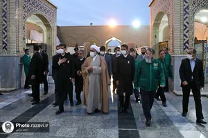 بازدید تولیت آستان قدس رضوی از سفره&zwnj;های اکرام حرم مطهر