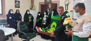 تجلیل از مدافعین سلامت و پرستاران خادم الرضا در استان سیستان و بلوچستان