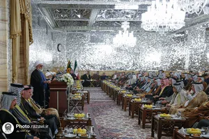 دیدار تولیت آستان قدس رضوی با شیوخ عشایر عراق